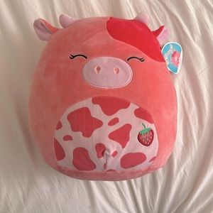 RARE Calynda strawberry cow squishmallow